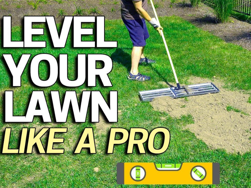 how to level backyard