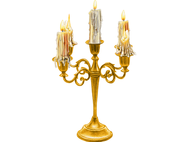 Gold Candle Holders