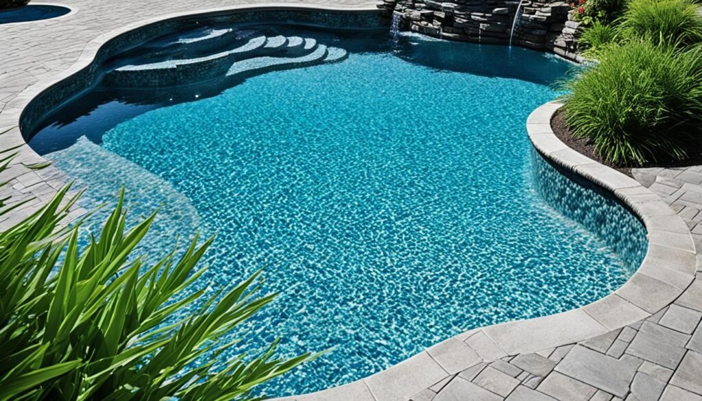 textured pool liner