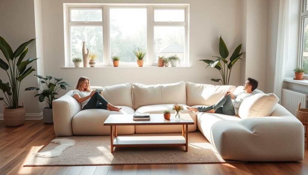 Versatile Cloud Couch in Modern Living Spaces