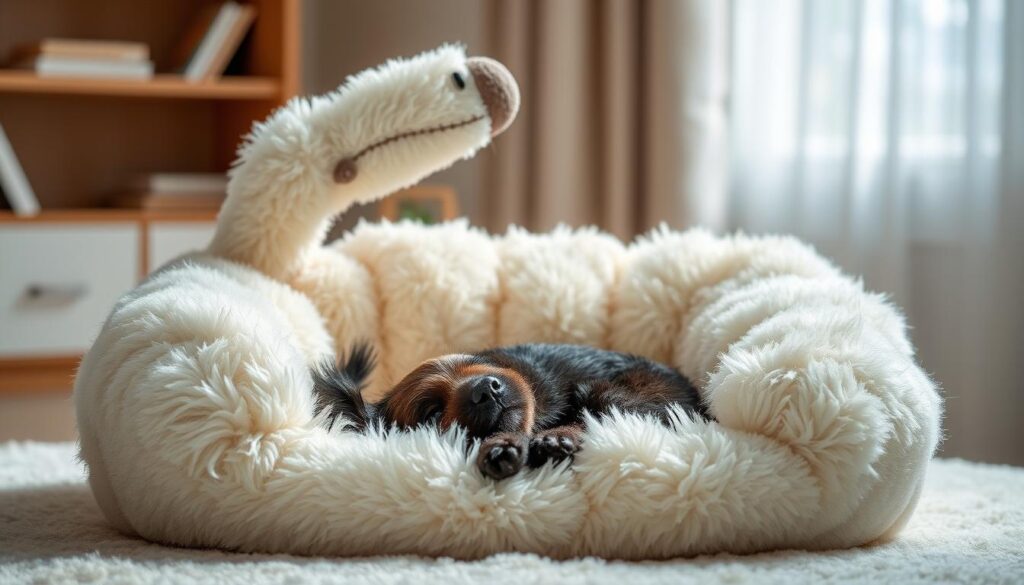 fluffle bed features