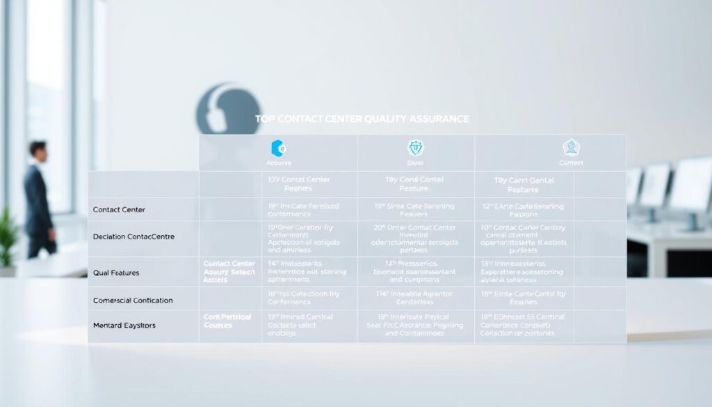 contact center quality assurance solutions comparison