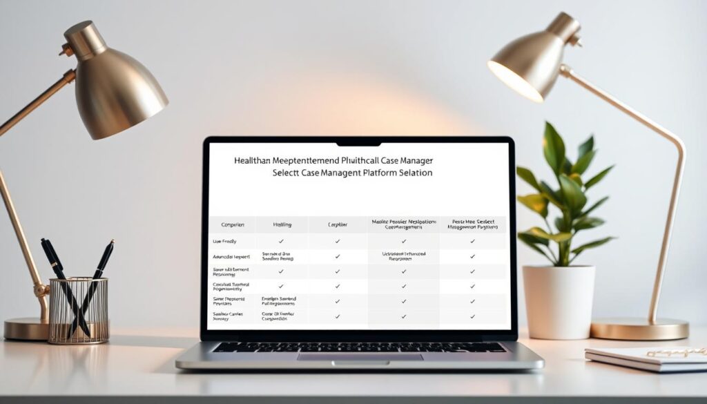 healthcare case management platform selection criteria