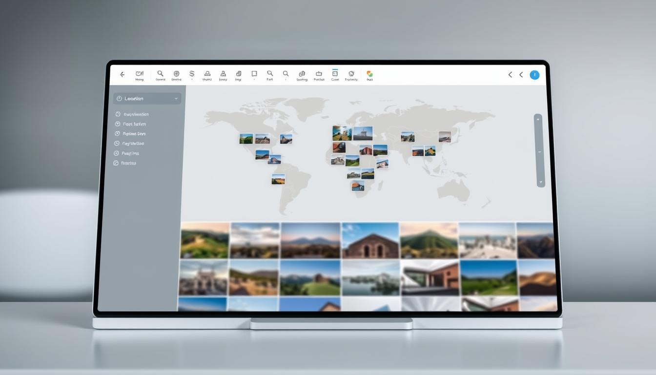 location scout software to organize images