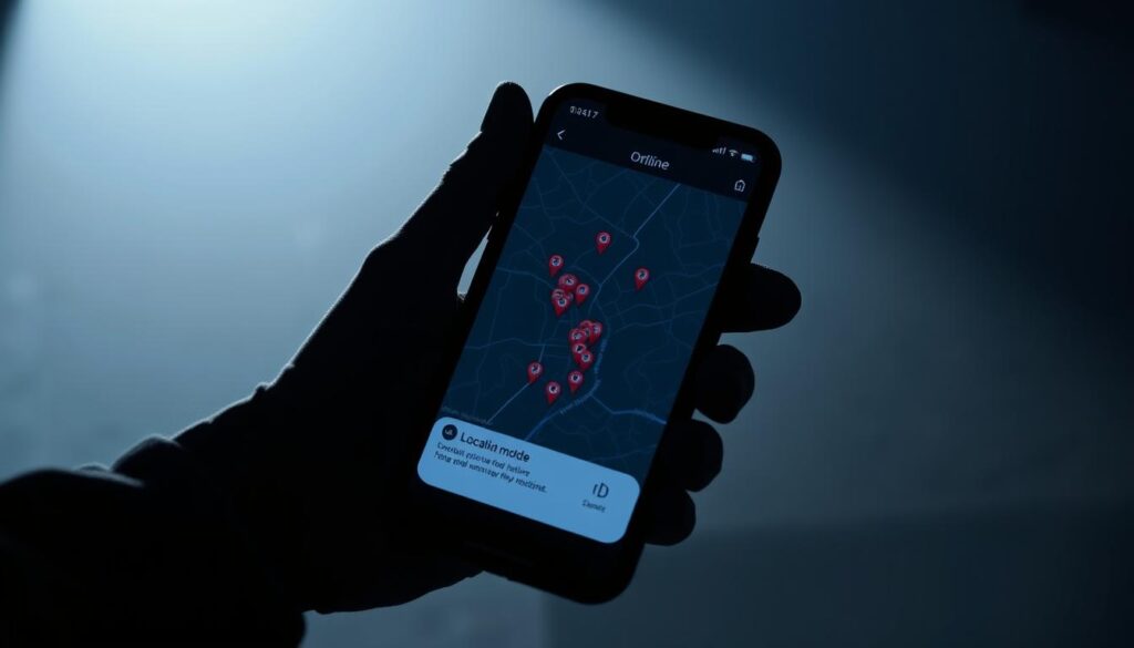 location scouting app offline access