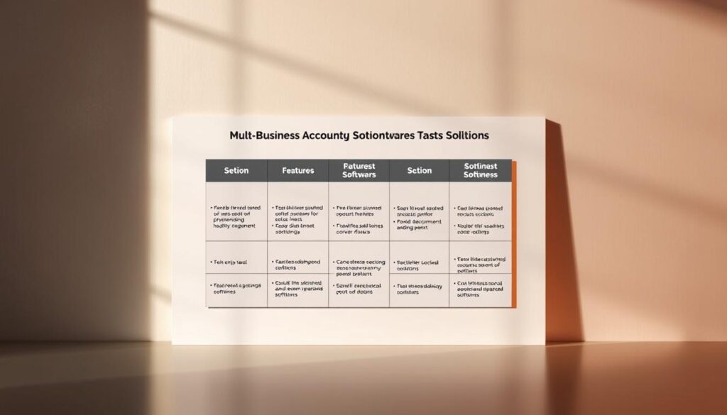 multi-business accounting software comparison